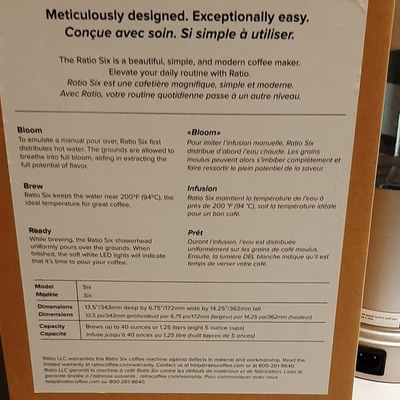 RATIO 6 Coffee Machine - Picture 6 of 9